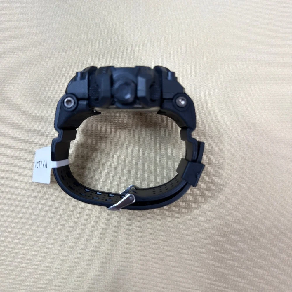 Activa Digital Watch Mens OS Black Blue ACW430-003 Sport Tactical NWT